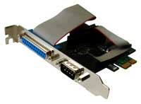 SPEED1 LE1P PCI Express Serial Card